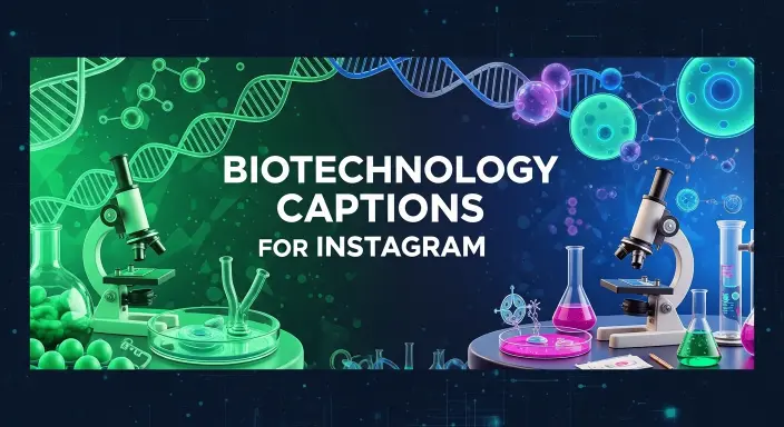Biotechnology Captions for Instagram