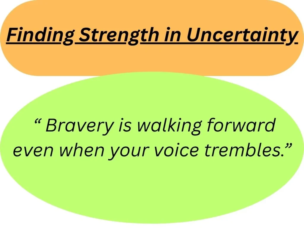 Finding Strength in Uncertainty
