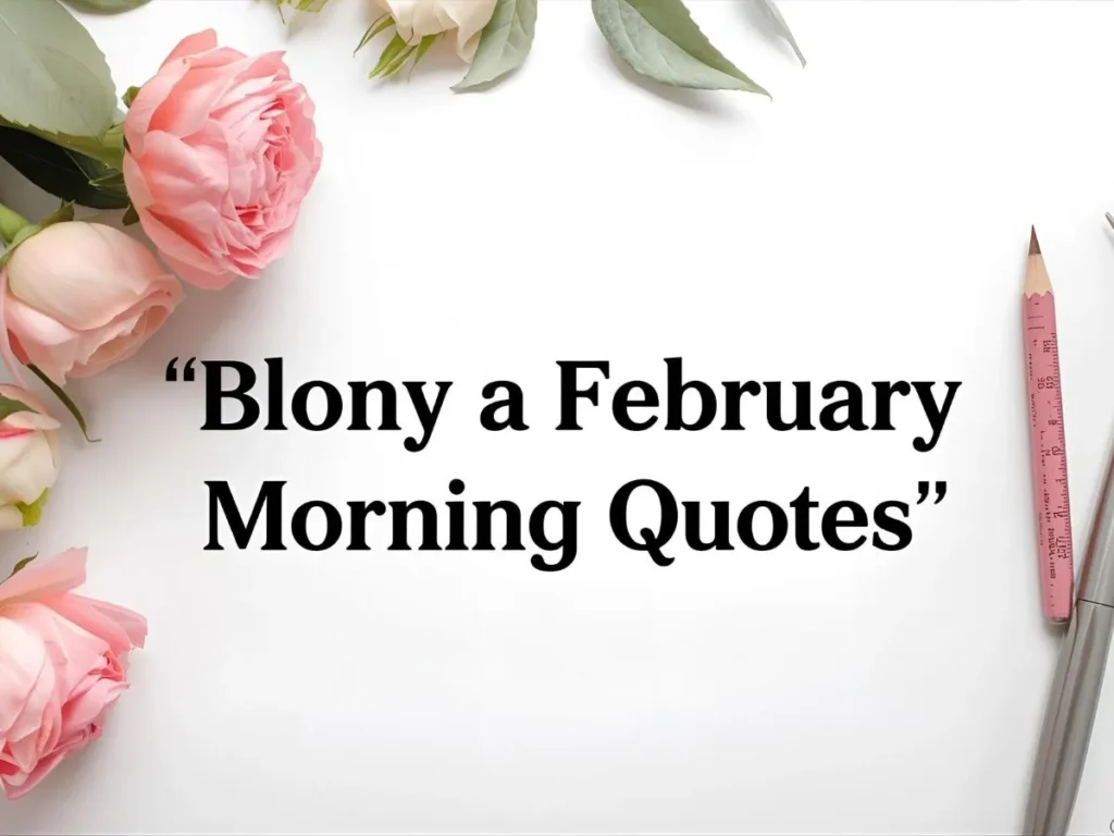 Inspirational February Morning Quotes