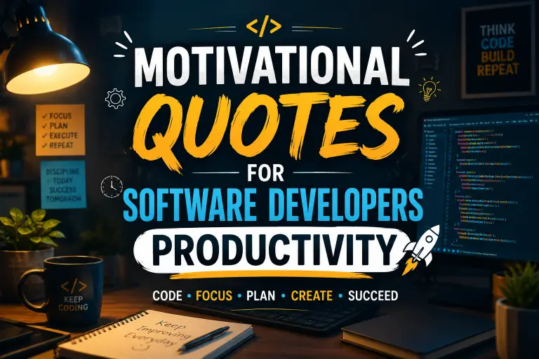  Motivational Quotes for Software Developers Productivity
