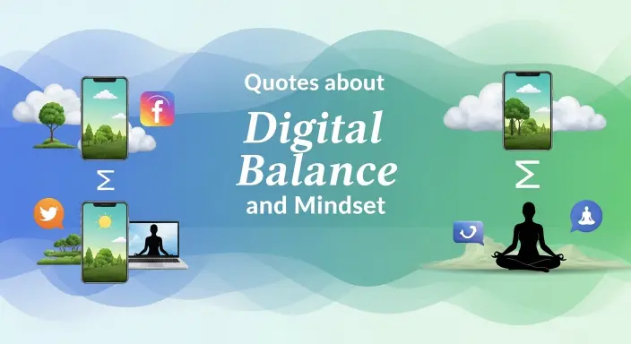 Quotes about Digital Balance and Mindset