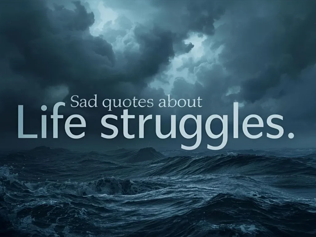 Sad Quotes About Life Struggles