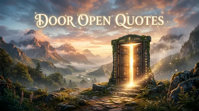 Door Open Quotes