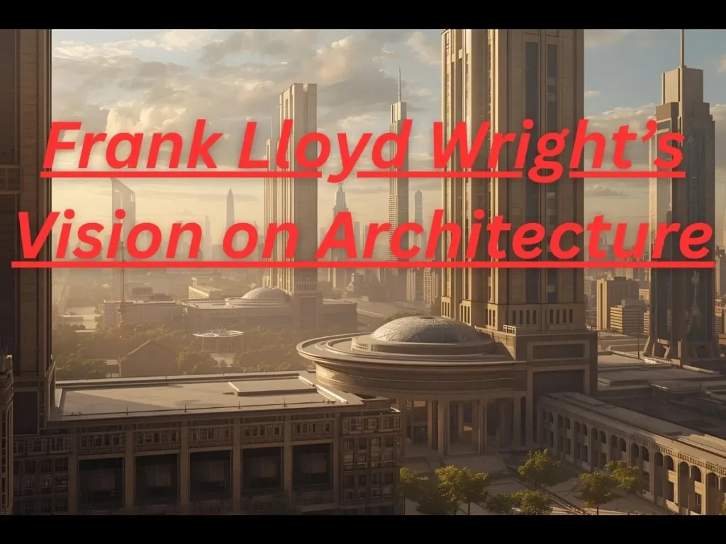 Frank Lloyd Wrightβs Vision on Architecture