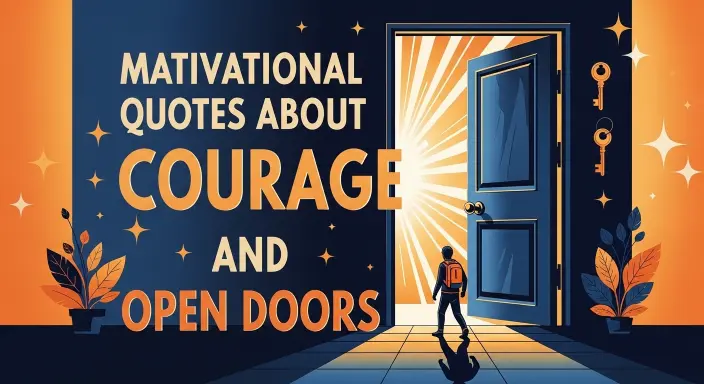 Motivational Quotes About Courage and Open Doors