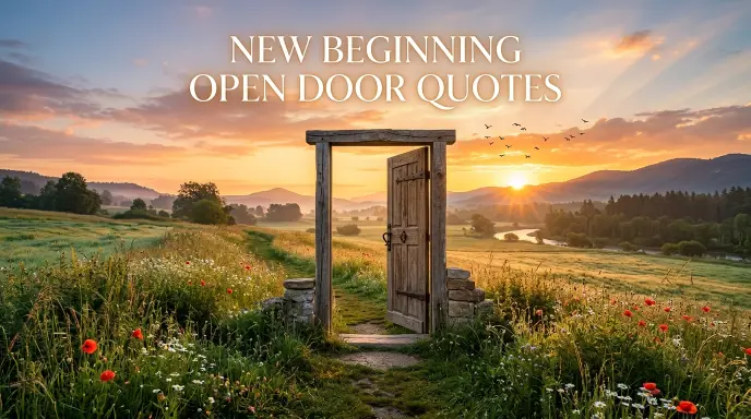  New Beginning Open Door Quotes