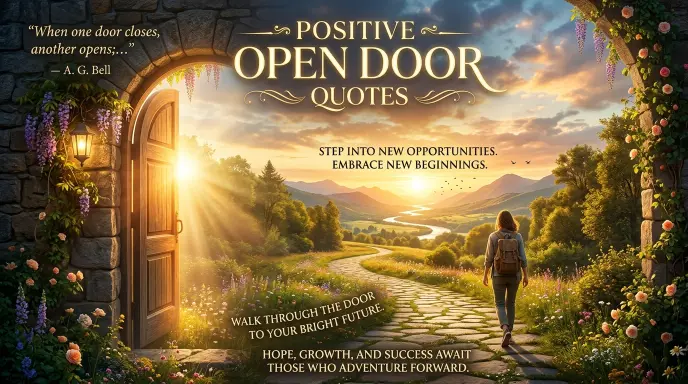 Positive Open Door Quotes