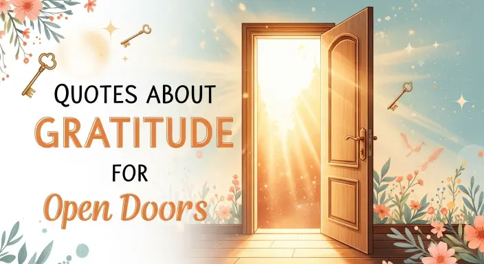 Quotes About Gratitude for Open Doors