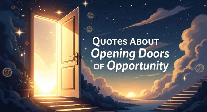 Quotes About Opening Doors of Opportunity