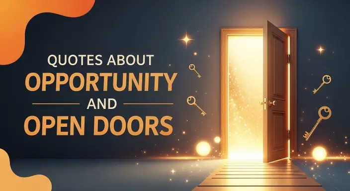 Quotes About Opportunity and Open Doors