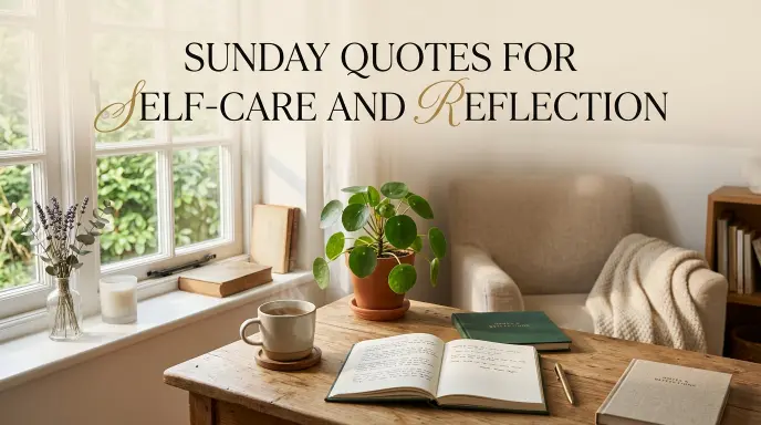 Sunday Quotes for Self-Care and Reflection