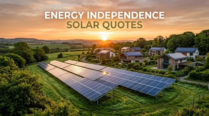 Energy Independence Solar Quotes