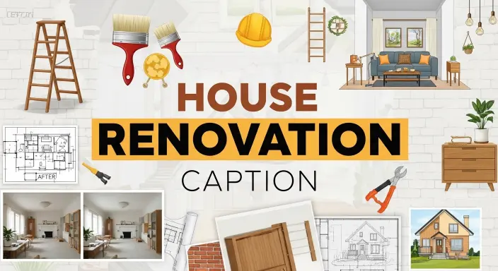 House Renovation Captions