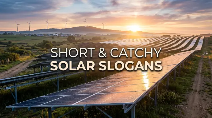 Short & Catchy Solar Slogans