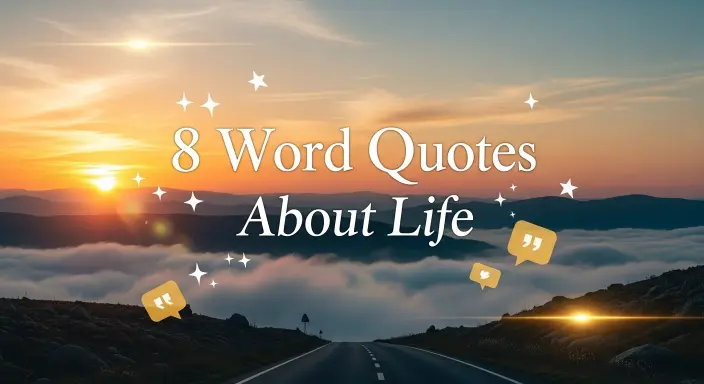 8 Word Quotes About Life