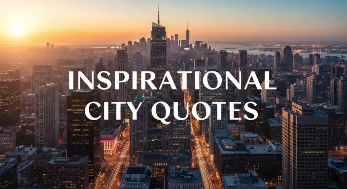  Inspirational City Quotes