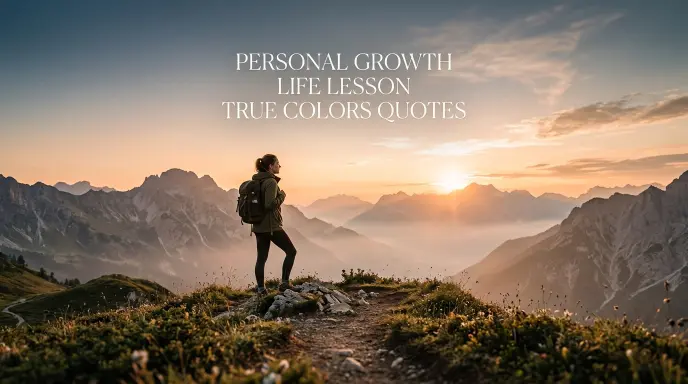 Personal Growth Life Lesson True Colors Quotes
