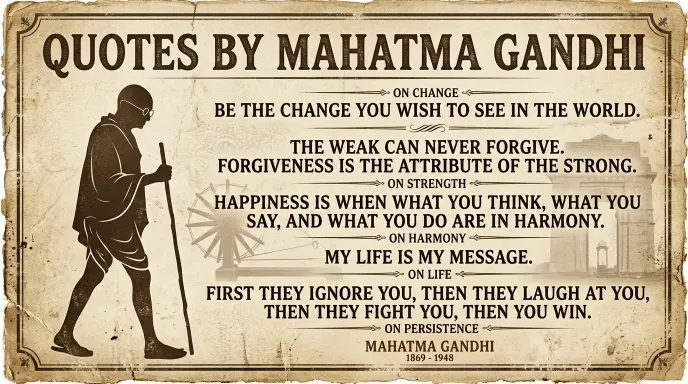 Quotes By Mahatma Gandhi