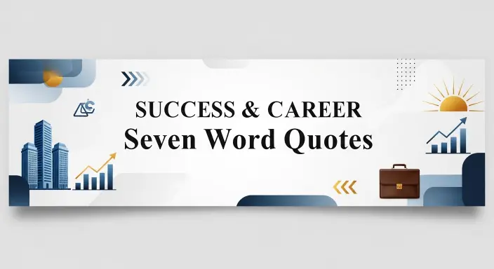 Success & Career Seven Word Quotes