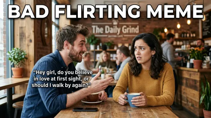 Bad Flirting Meme
