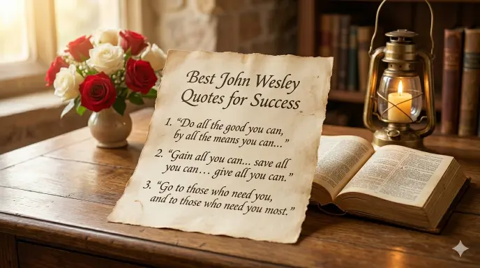 Best John Wesley Quotes for Success