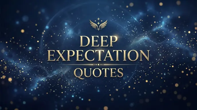 Deep Expectation Quotes