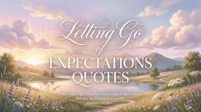 Letting Go of Expectations Quotes