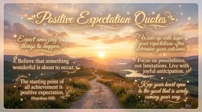 Positive Expectation Quotes