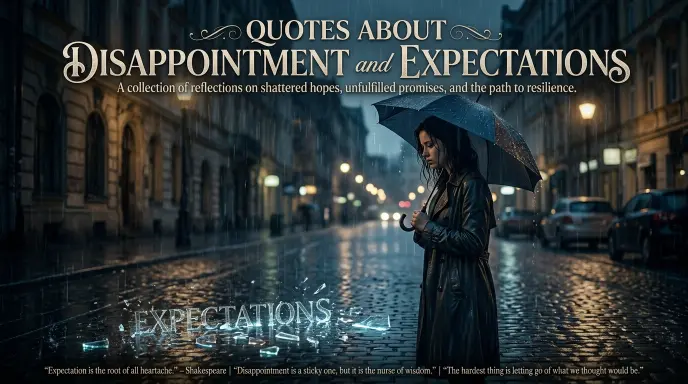 Quotes About Disappointment and Expectations