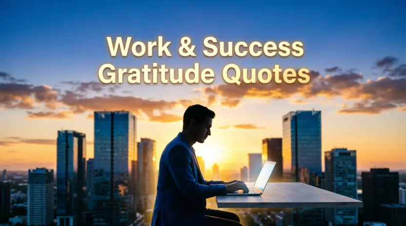 Work & Success Gratitude Quotes