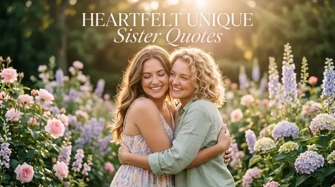 Heartfelt Unique Sister Quotes