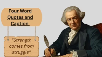 Four Word Quotes and Caption