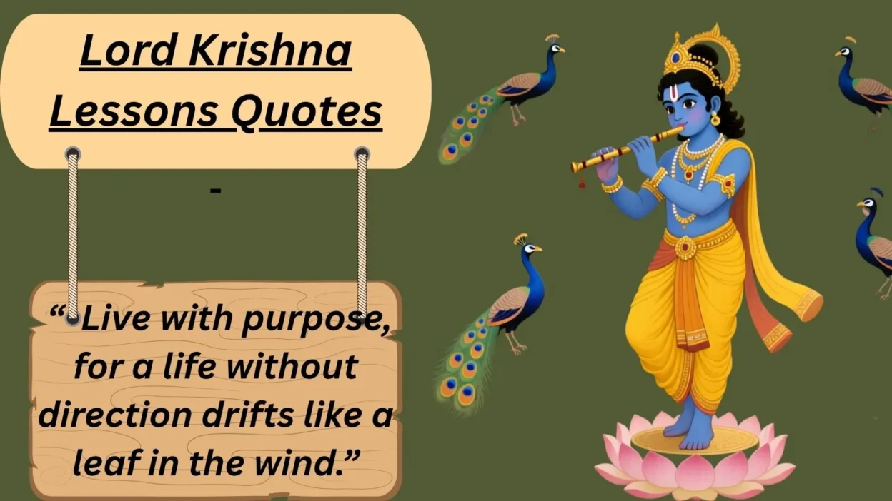 Lord Krishna Lessons Quotes