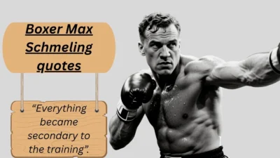 boxer Max Schmeling quotes on success discipline