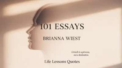101 Essays book Brianna Wiest life lessons quotes