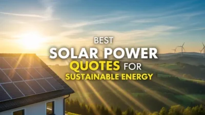 Best Solar Power Quotes for Sustainable Energy