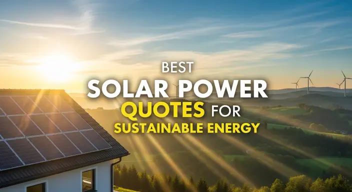 Best Solar Power Quotes for Sustainable Energy