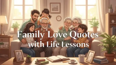 Family Love Quotes with Life Lessons