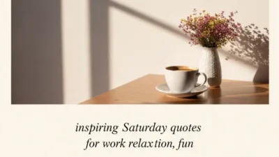 Inspiring Saturday Quotes for Work, Relaxation Fun