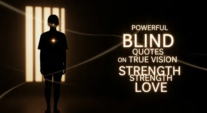 Powerful Blind Quotes on True Vision Strength Love