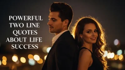 Powerful Two Line Quotes About Love Life Success