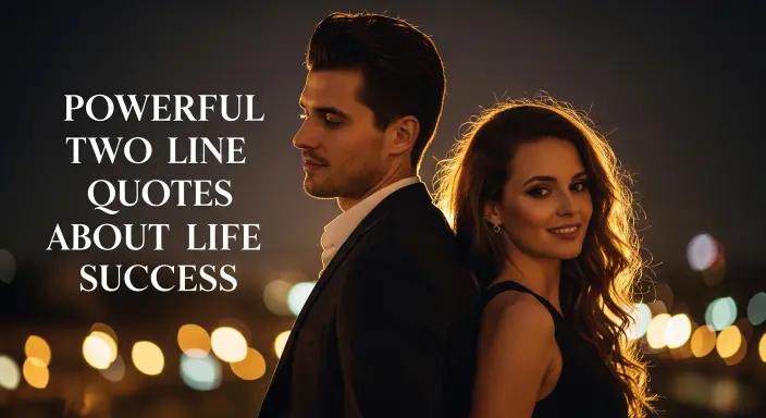 Powerful Two Line Quotes About Love Life Success