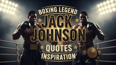 Boxing Legend Jack Johnson Quotes Inspiration