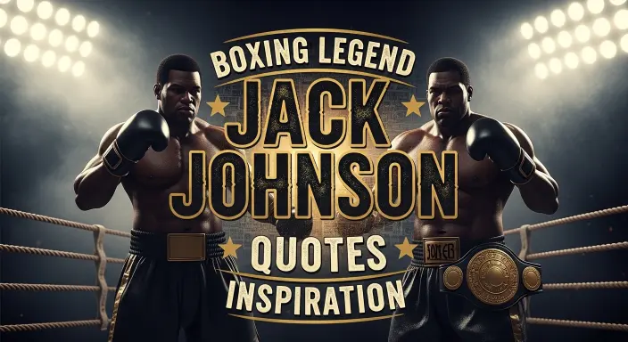 Boxing Legend Jack Johnson Quotes Inspiration