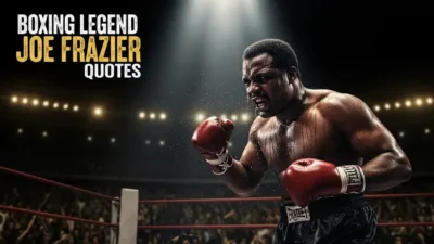 Boxing Legend Joe Frazier Quotes