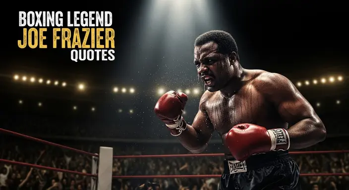 Boxing Legend Joe Frazier Quotes