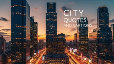 City Quotes and Captions