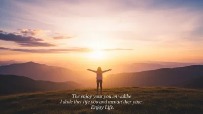 Enjoy Life Quotes and Captions