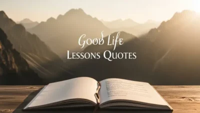 Good Life Lessons Quotes