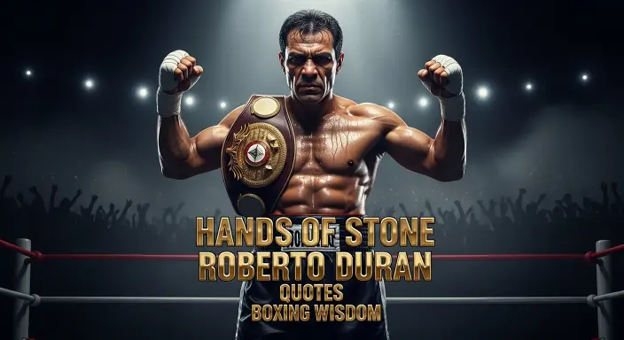 Hands of Stone Roberto Duran Quotes Boxing Wisdom